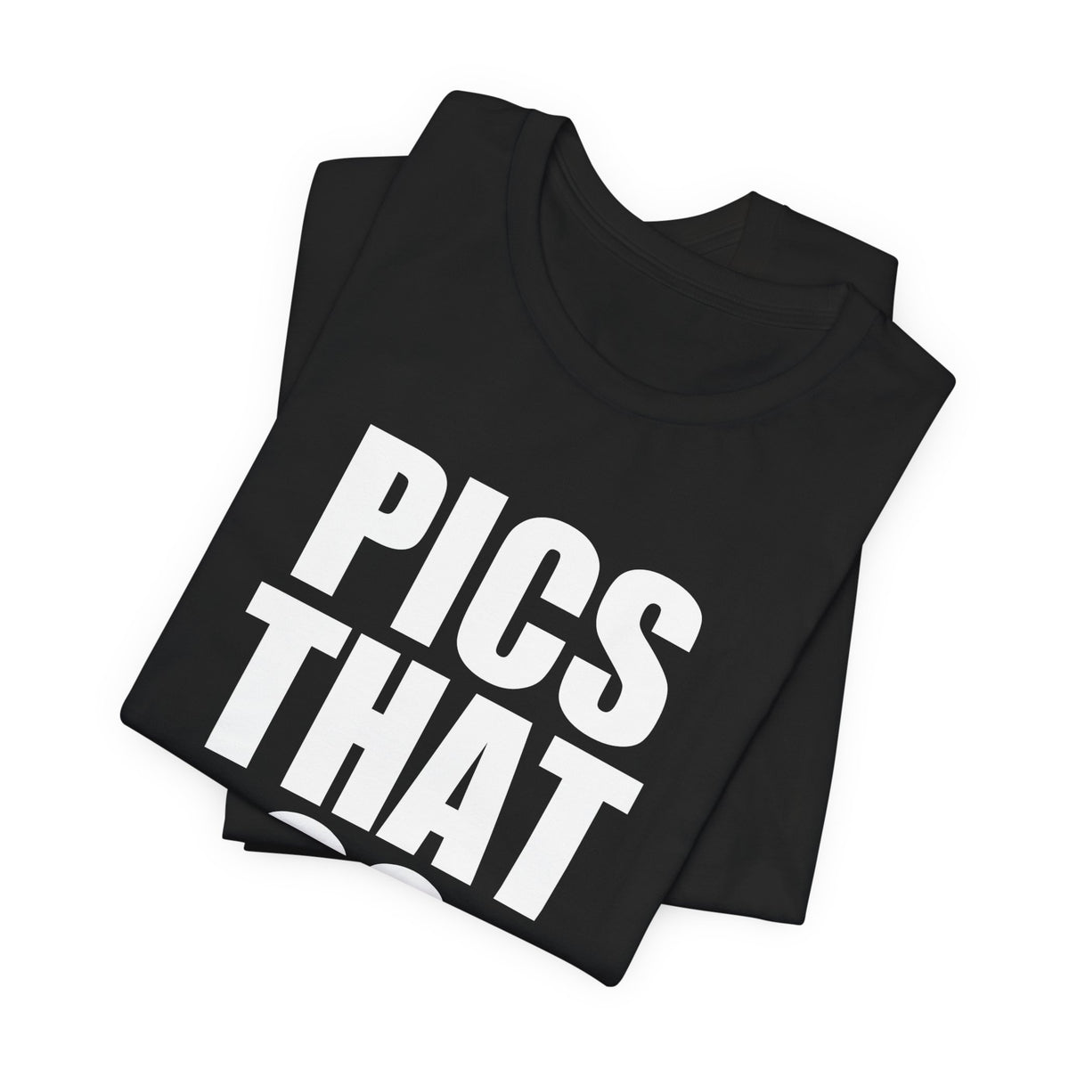 Pics That Go Hard Logo Tee